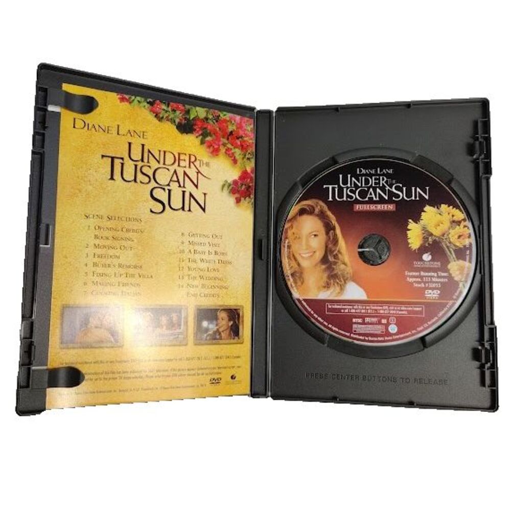 Under Tuscan Sun DVD  Movie 2004 Romantic Comedy PG 13 Diane Lane - Picture 2 of 3